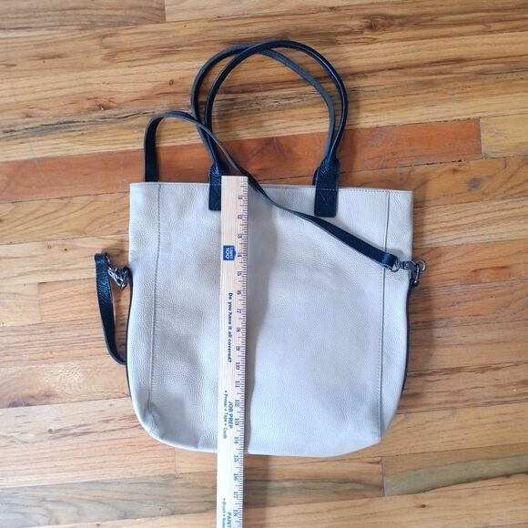 NOT Rationale EUGENIA cream leather tote stripe  Handmade Argentina - Picture 9 of 10